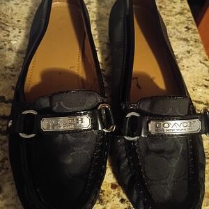 Coach Women's Black Loafers